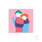 El Abrazo - 33 x 33 cm