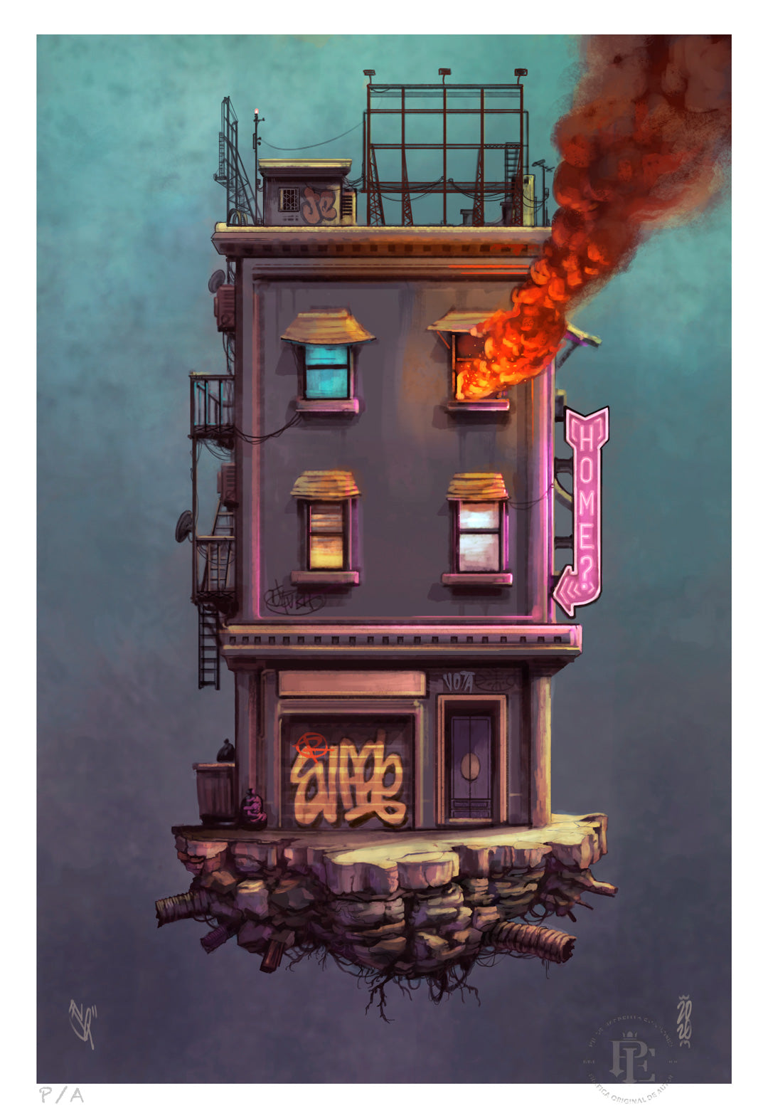 Home? - 33 x 48 cm