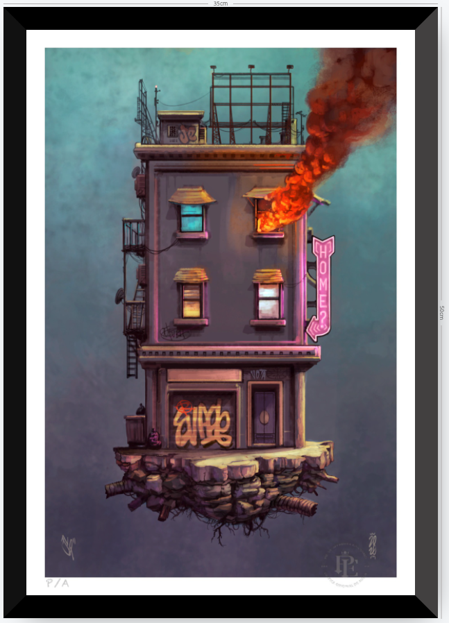 Home? - 33 x 48 cm