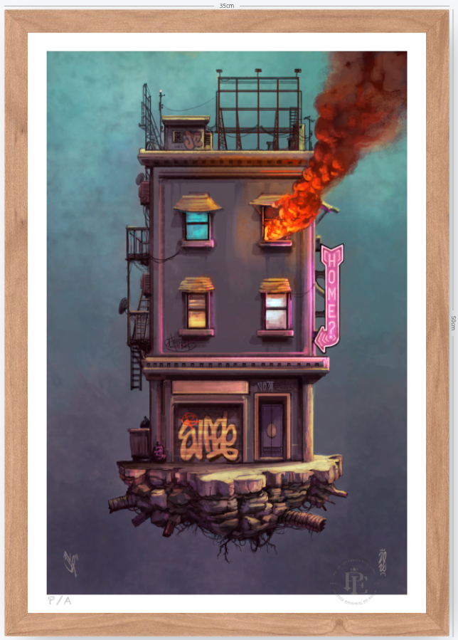 Home? - 33 x 48 cm