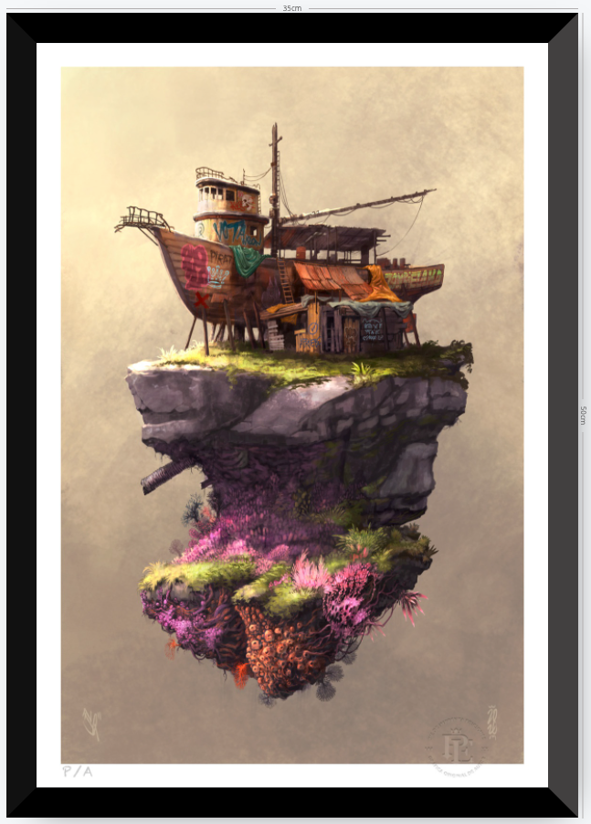 Tsunami 2020 - 33 x 48 cm