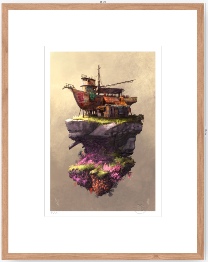 Tsunami 2020 - 33 x 48 cm