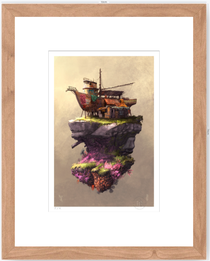 Tsunami 2020 - 33 x 48 cm