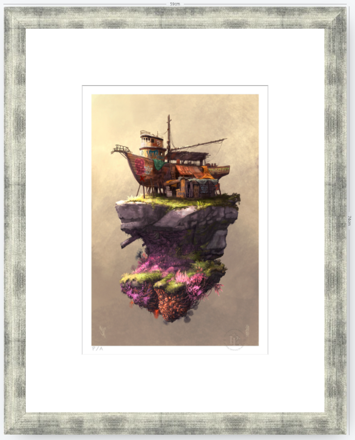 Tsunami 2020 - 33 x 48 cm