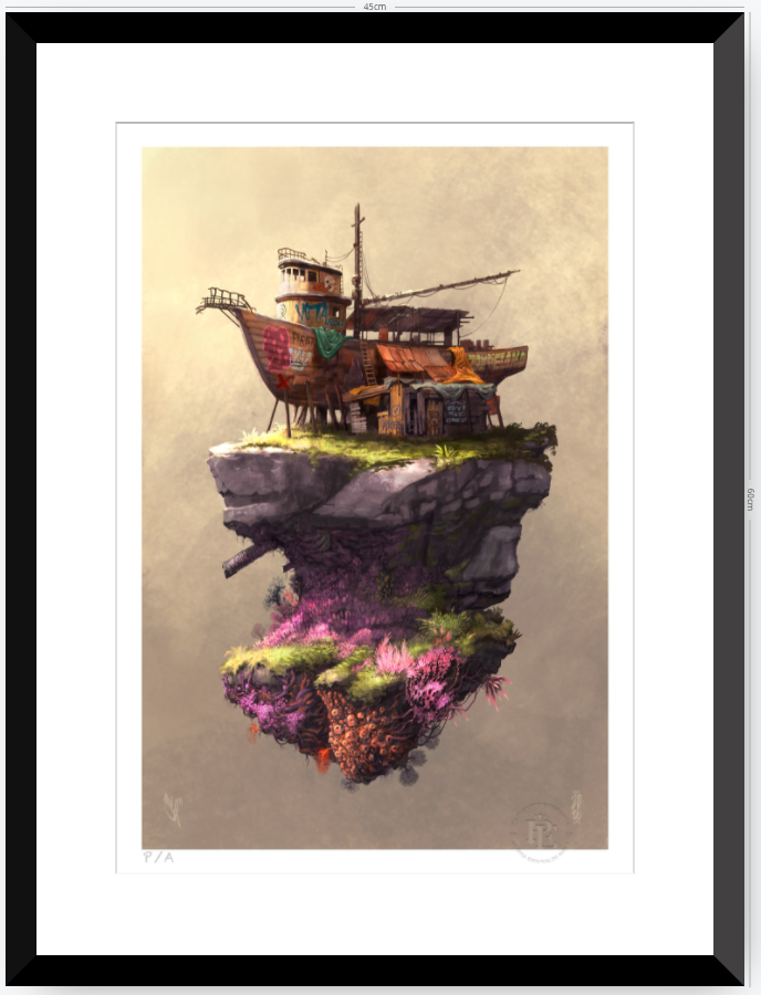 Tsunami 2020 - 33 x 48 cm