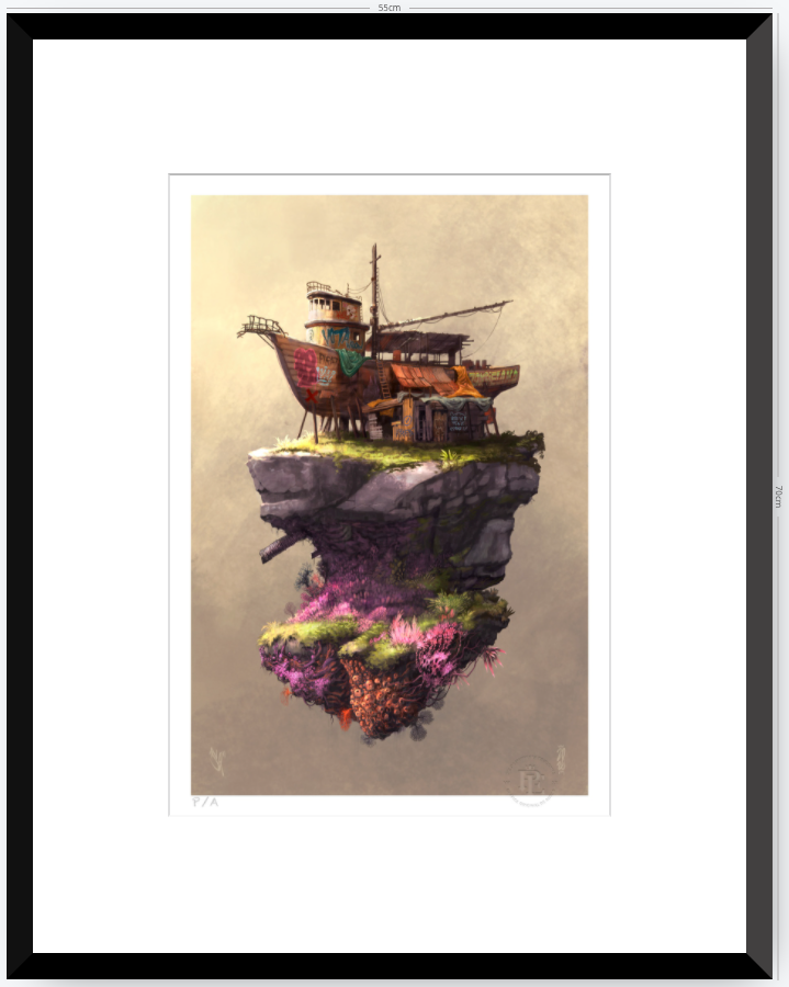 Tsunami 2020 - 33 x 48 cm