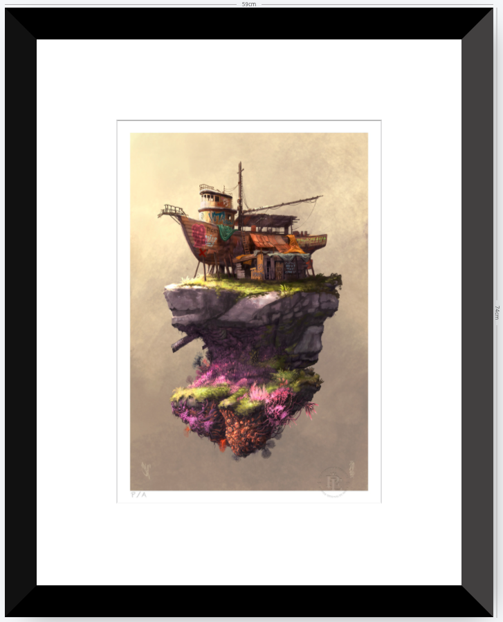 Tsunami 2020 - 33 x 48 cm