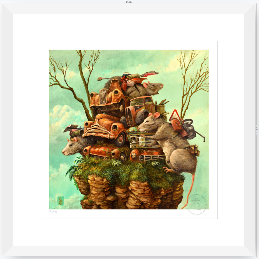 Rats - 33 x 33 cm