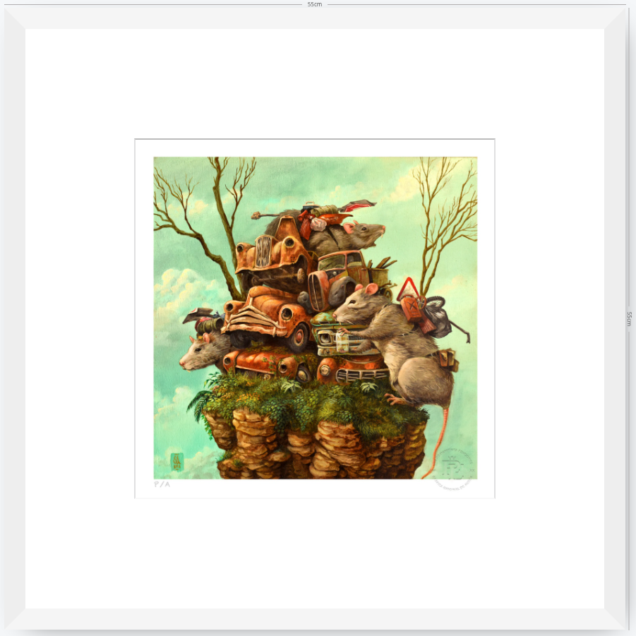 Rats - 33 x 33 cm