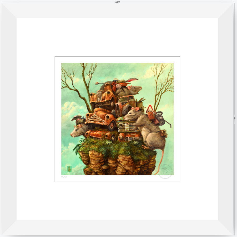 Rats - 33 x 33 cm
