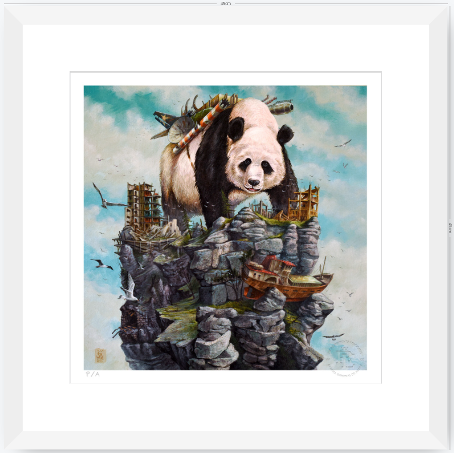 Panda - 33 x 33 cm