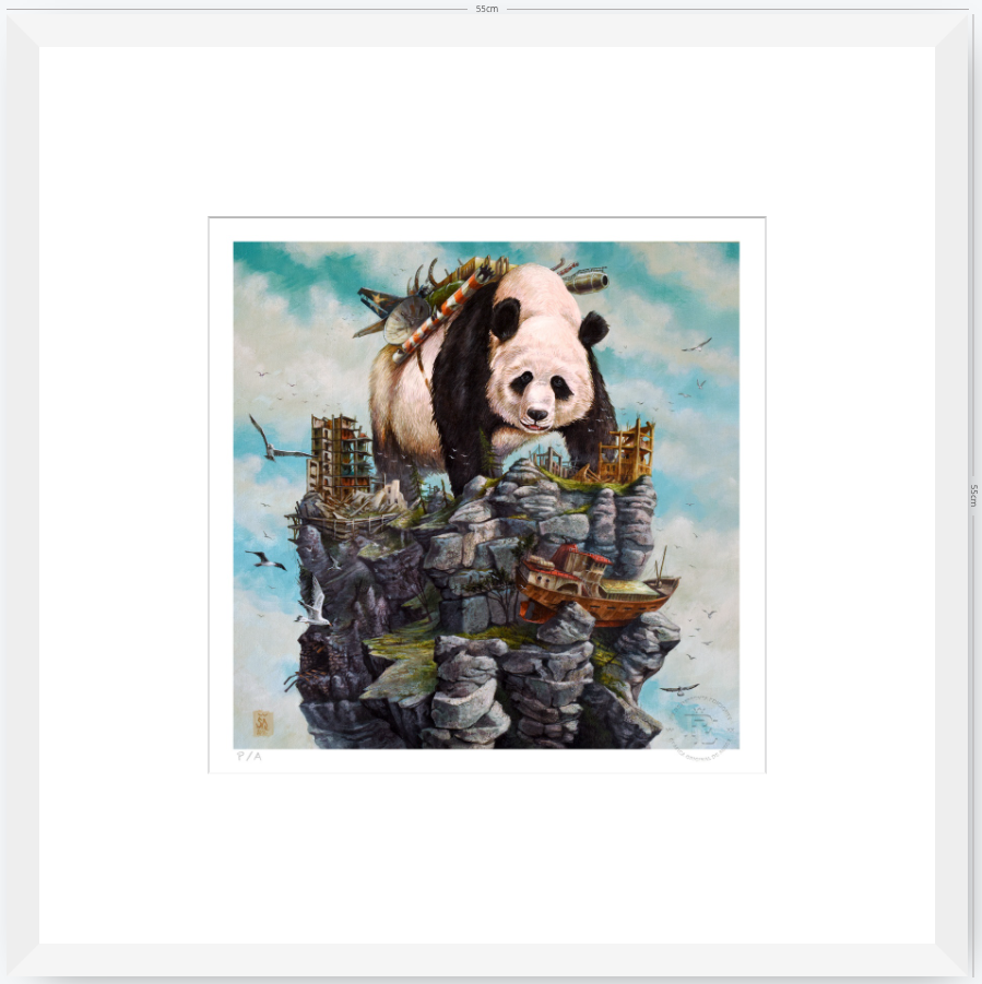 Panda - 33 x 33 cm