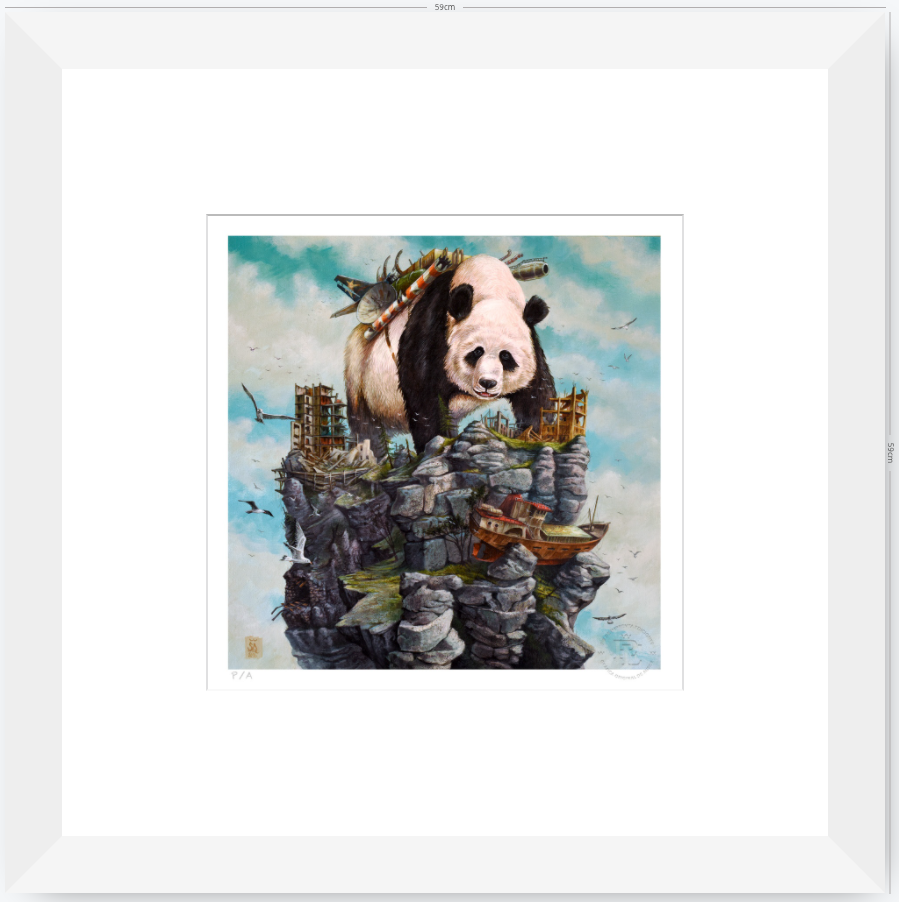 Panda - 33 x 33 cm