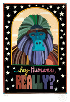 Hey Human Really - 33 x 48 cm