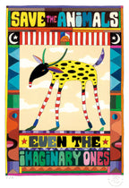 Save The Animals - 33 x 48 cm