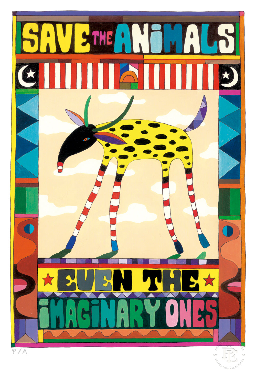 Save The Animals - 33 x 48 cm