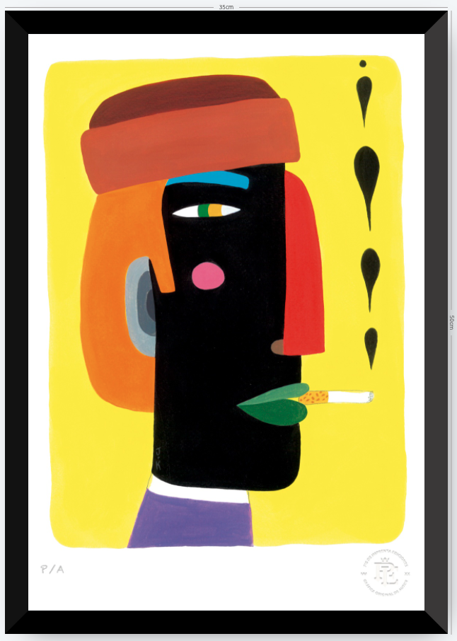 Fumeta I - 33 x 48 cm