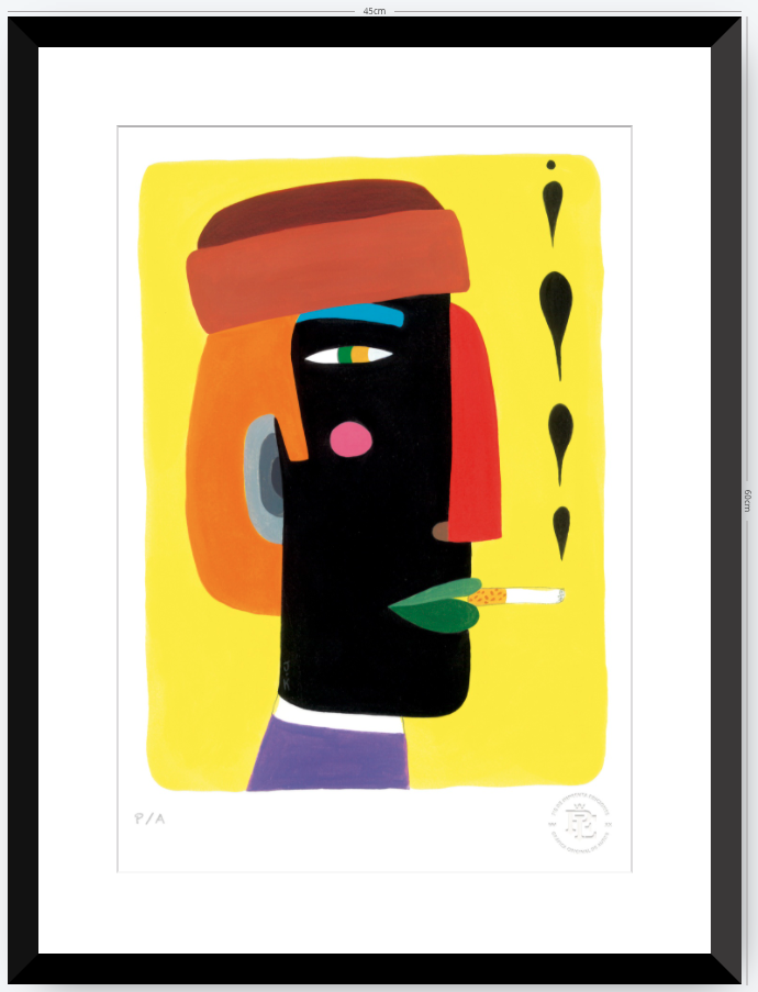 Fumeta I - 33 x 48 cm