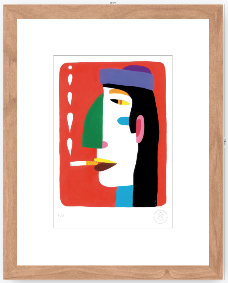 Fumeta II - 33 x 48 cm