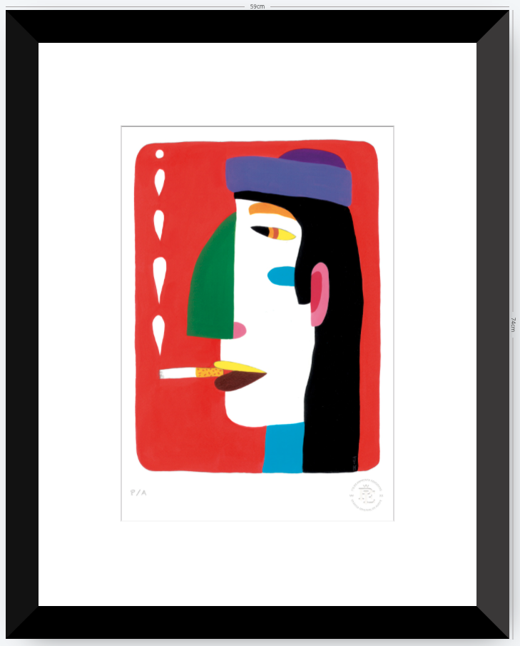 Fumeta II - 33 x 48 cm