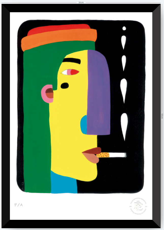 Fumeta III - 33 x 48 cm
