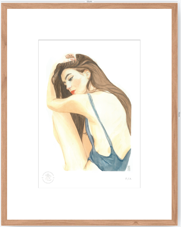 Yin 1 / Mujer De Espalda - 33 x 48 cm