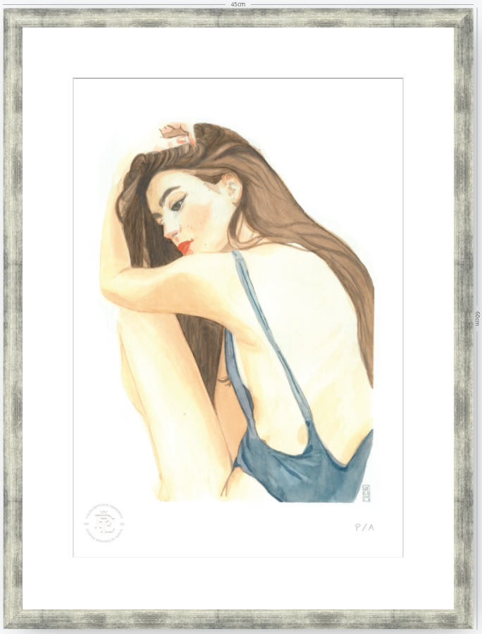 Yin 1 / Mujer De Espalda - 33 x 48 cm