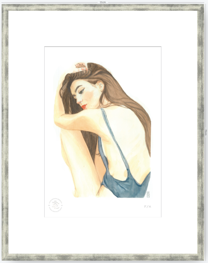 Yin 1 / Mujer De Espalda - 33 x 48 cm