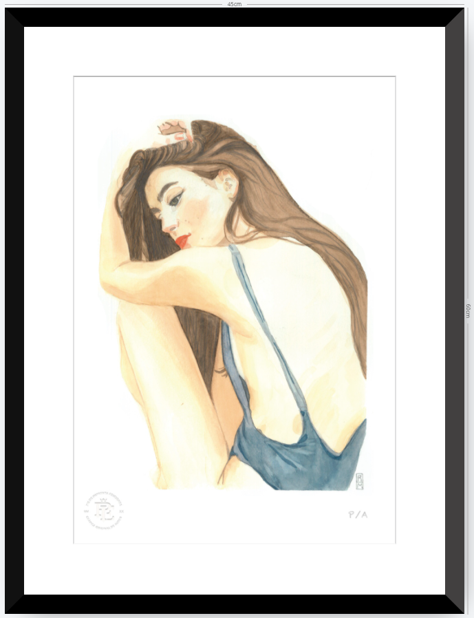 Yin 1 / Mujer De Espalda - 33 x 48 cm