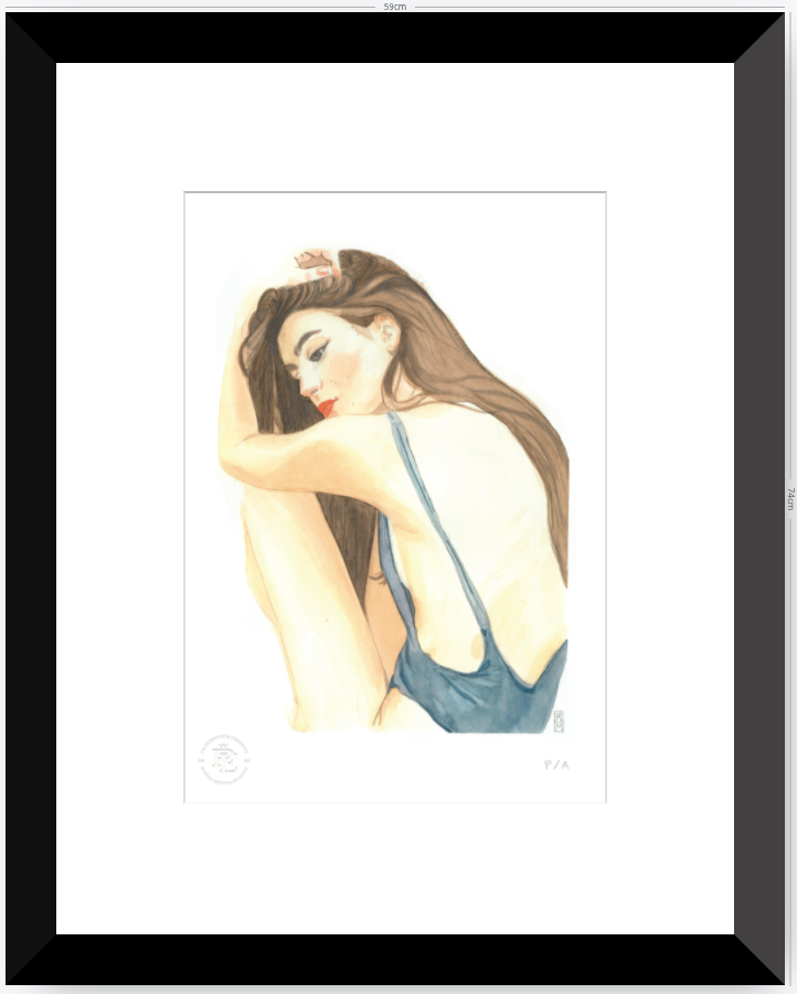 Yin 1 / Mujer De Espalda - 33 x 48 cm
