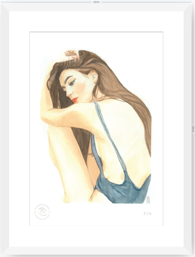 Yin 1 / Mujer De Espalda - 33 x 48 cm