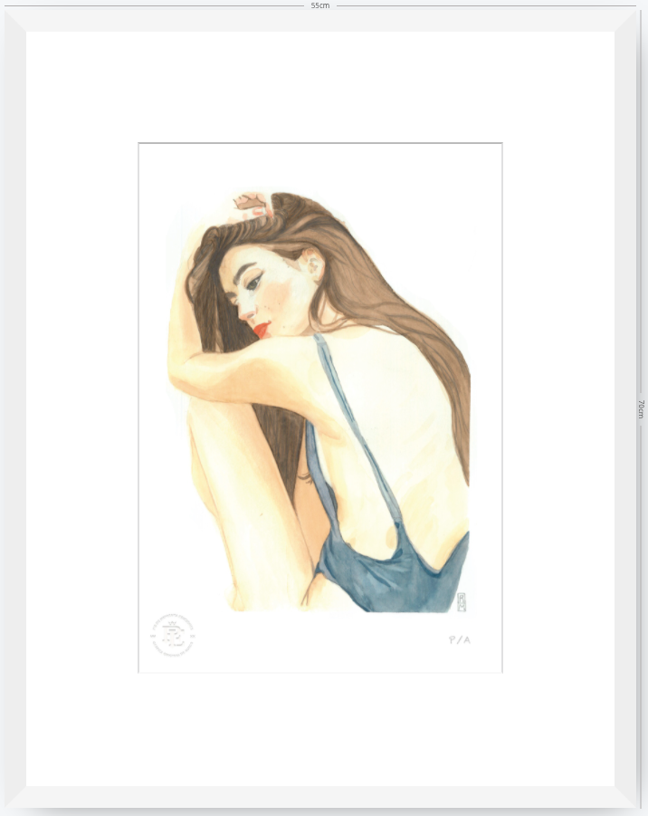 Yin 1 / Mujer De Espalda - 33 x 48 cm