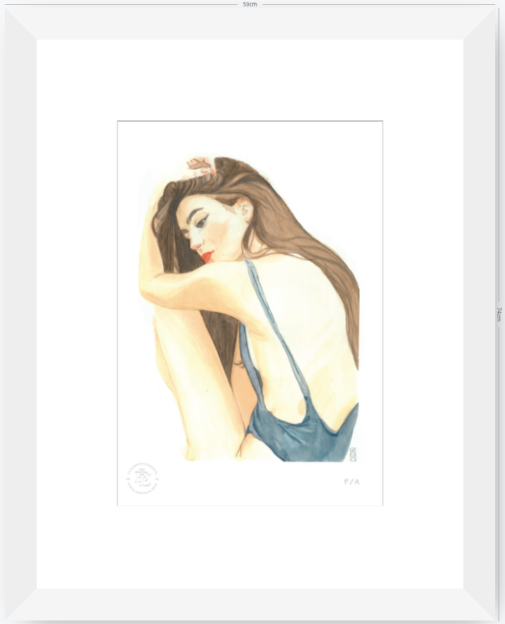 Yin 1 / Mujer De Espalda - 33 x 48 cm