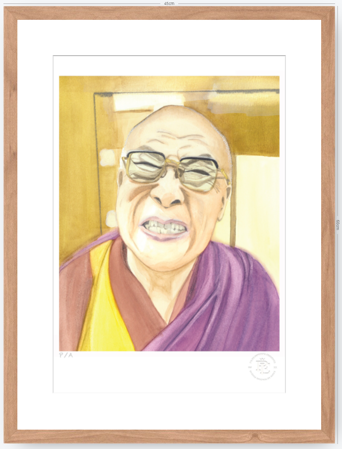 Dalai Lama - 33 x 48 cm