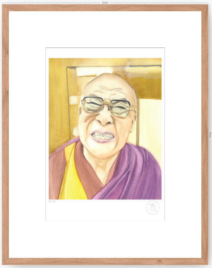Dalai Lama - 33 x 48 cm