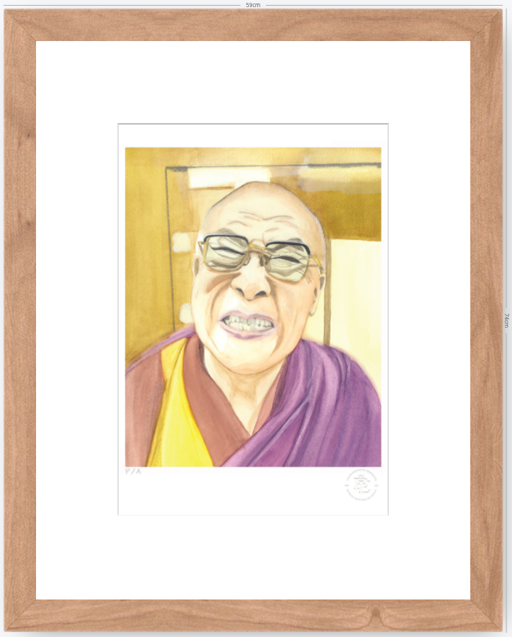 Dalai Lama - 33 x 48 cm