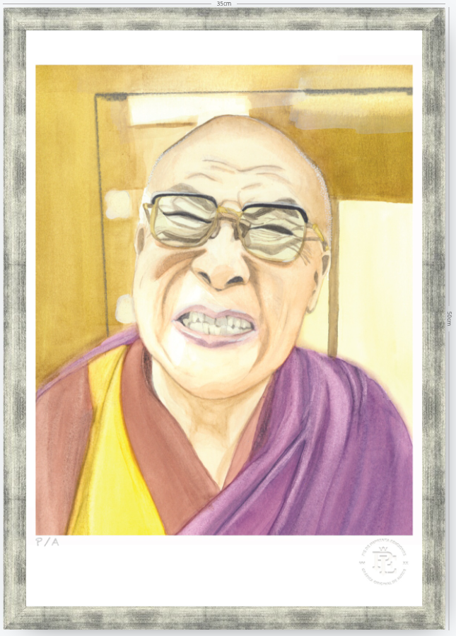Dalai Lama - 33 x 48 cm