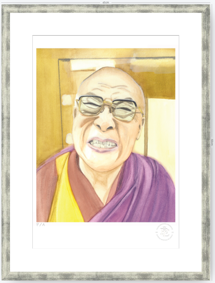 Dalai Lama - 33 x 48 cm