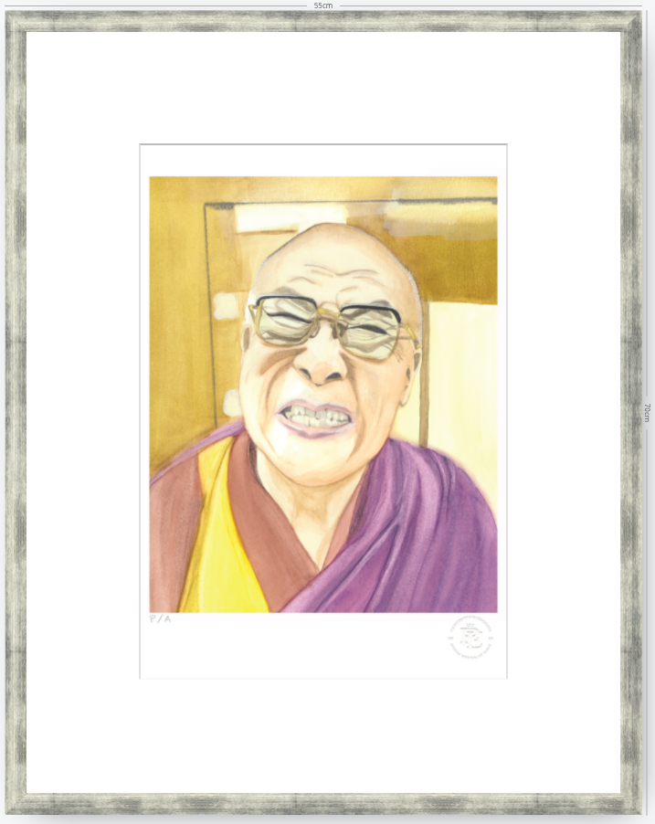 Dalai Lama - 33 x 48 cm