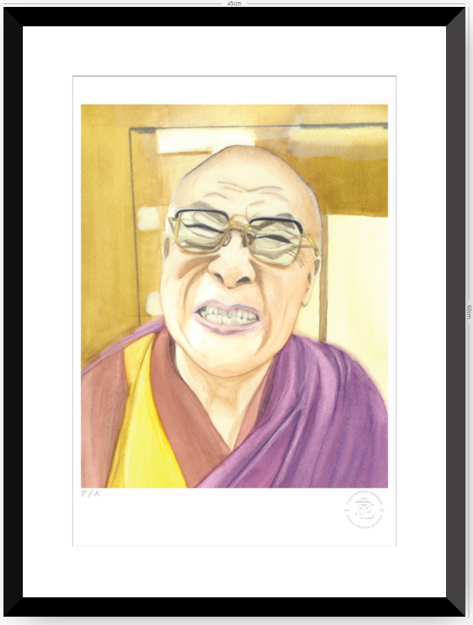 Dalai Lama - 33 x 48 cm