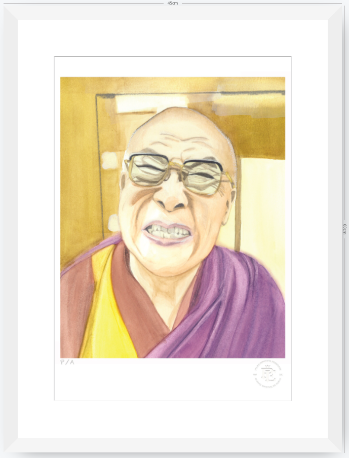 Dalai Lama - 33 x 48 cm
