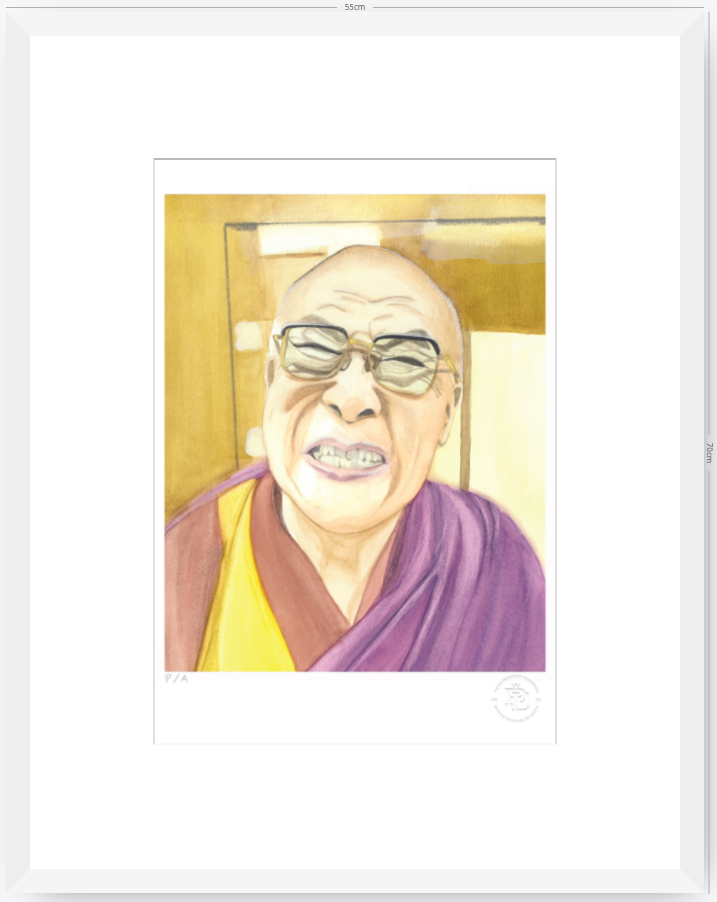 Dalai Lama - 33 x 48 cm