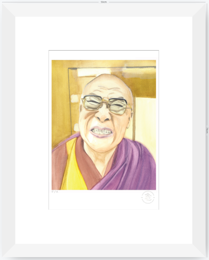 Dalai Lama - 33 x 48 cm