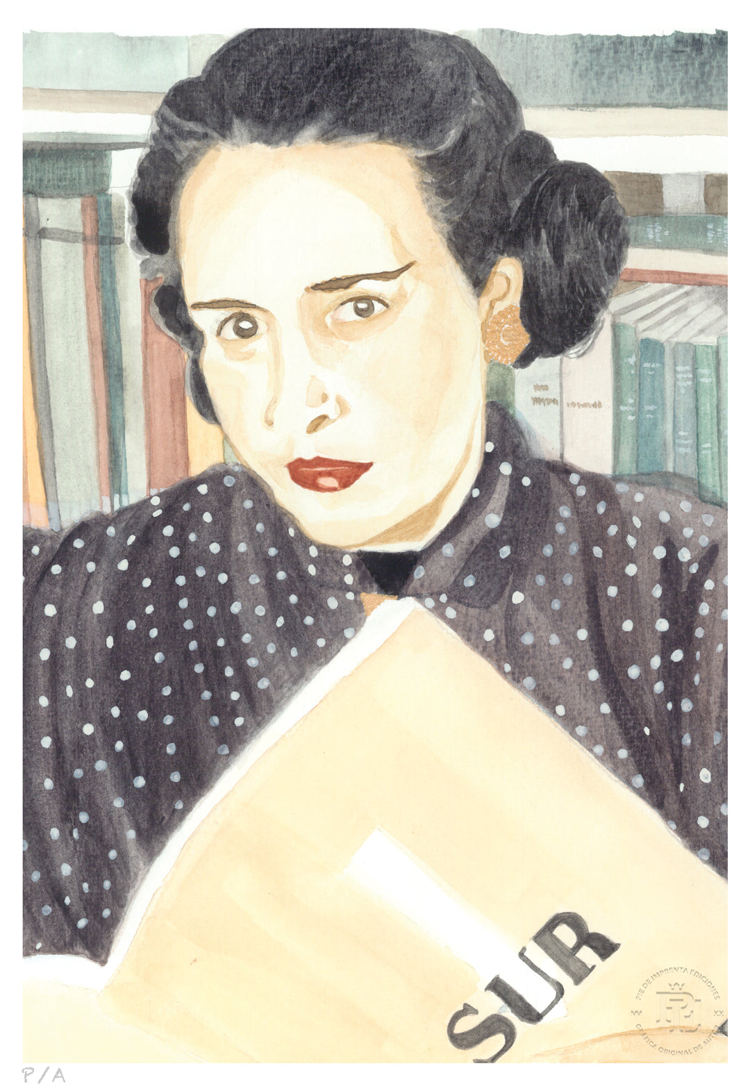 Victoria Ocampo - 33 x 48 cm
