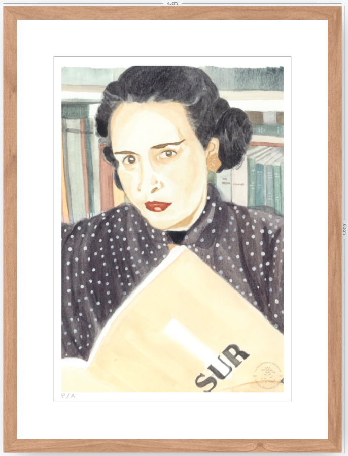 Victoria Ocampo - 33 x 48 cm