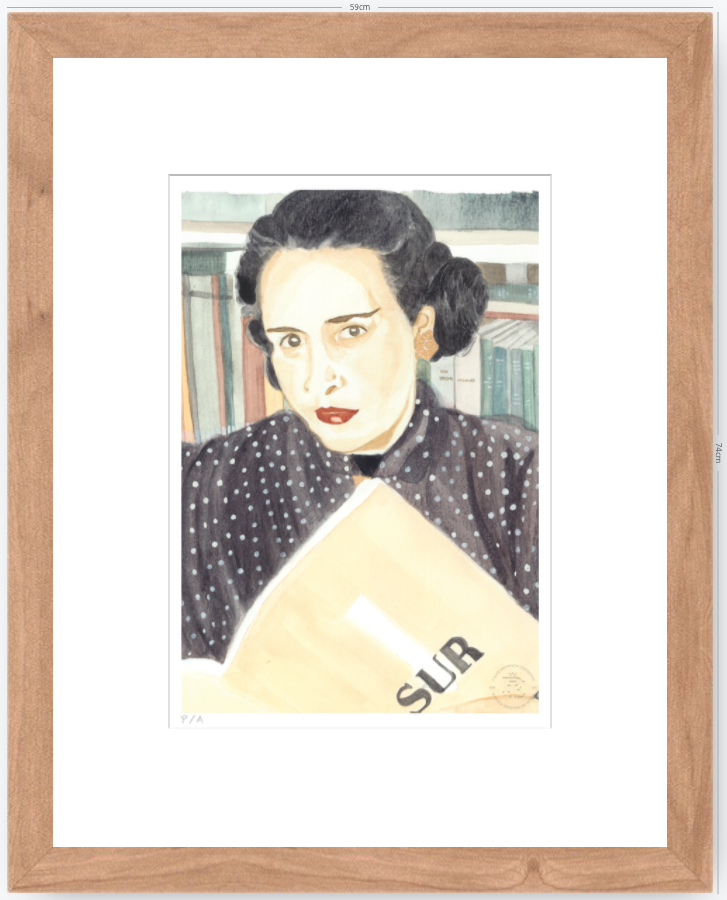 Victoria Ocampo - 33 x 48 cm