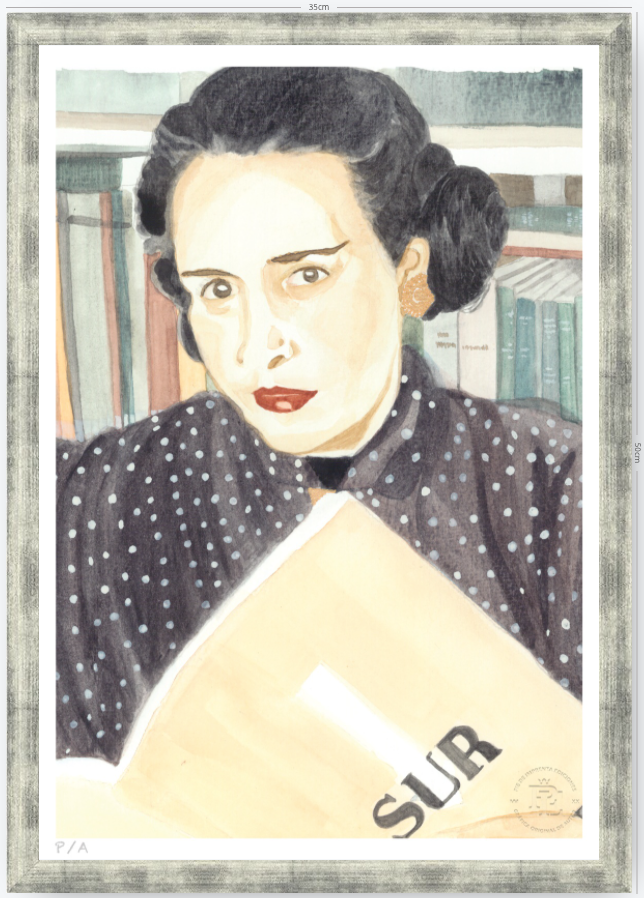 Victoria Ocampo - 33 x 48 cm
