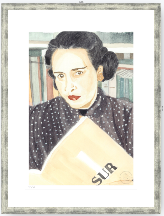 Victoria Ocampo - 33 x 48 cm