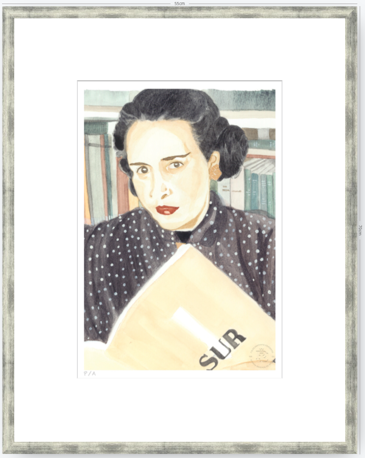 Victoria Ocampo - 33 x 48 cm