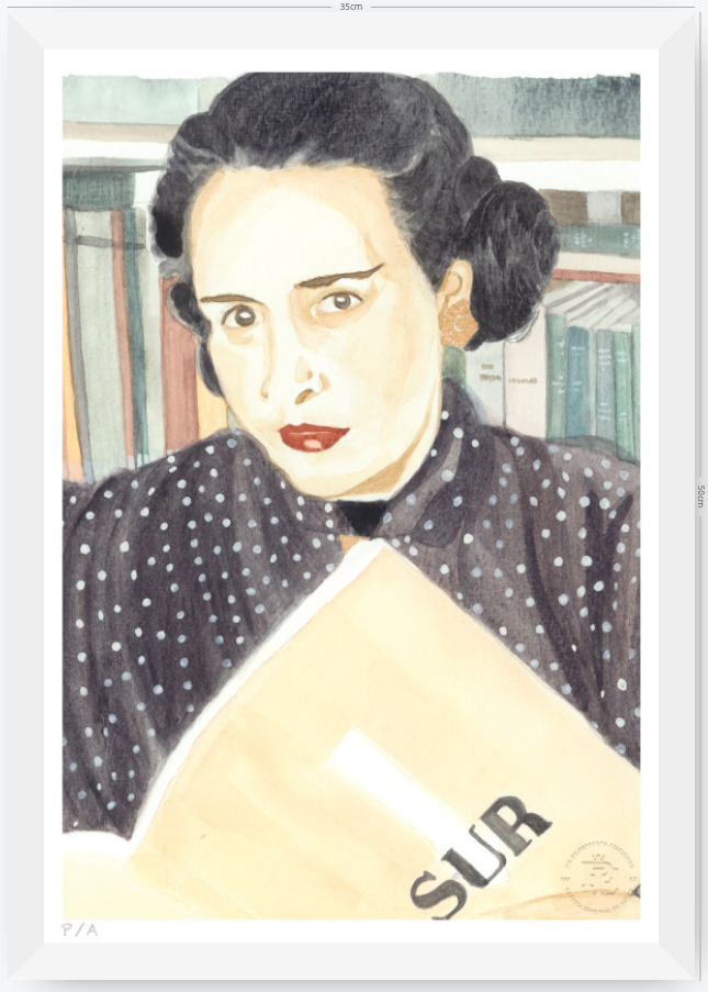 Victoria Ocampo - 33 x 48 cm